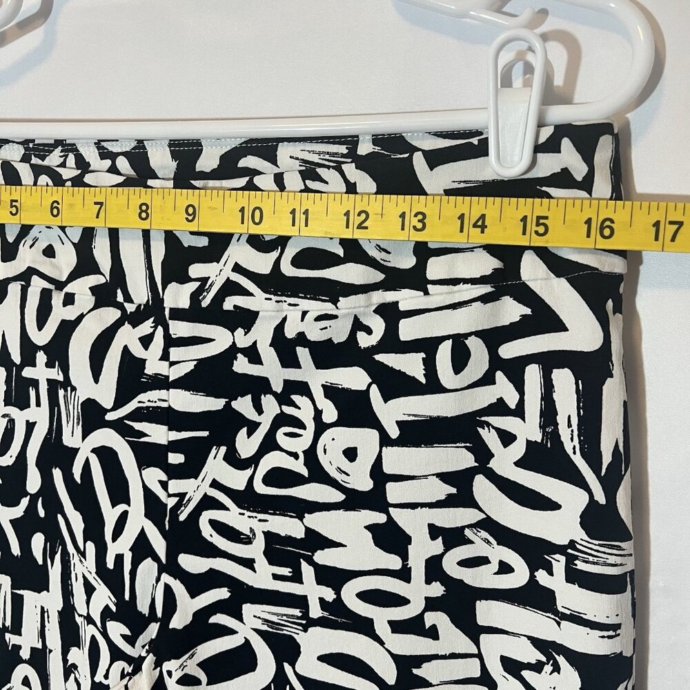 Joseph Ribkoff Women’s Pants Size 8 Black/White Elastic Waist Stretch - Picture 5 of 11